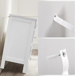 VASAGLE Koupelnová skříňka pod umyvadlo - bílá - 90x30x60 cm