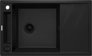 Deante Magnetic granitový dřez 82x50 cm černá ZRM_N113