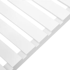 SONGMICS Bambusový úložný regál - bílá - 60x26x130 cm