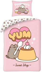 Bavlněné ložní povlečení Pusheen - motiv Sweet Shop - 100% bavlna - 70 x 90 cm + 140 x 200 cm