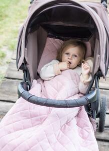 Sleepee Royal Baby Set růžový - sametová deka + polštářek