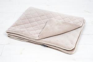 Sleepee Royal Baby Set pískový - sametová deka + polštářek
