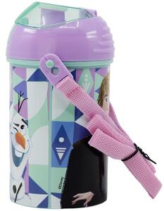 Plastová láhev na pití s víčkem Ledové království - Frozen - 450 ml