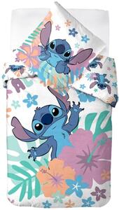 Dětské bavlněné ložní povlečení Lilo & Stitch - motiv Aloha - 100% bavlna - 70 x 90 cm + 140 x 200 cm