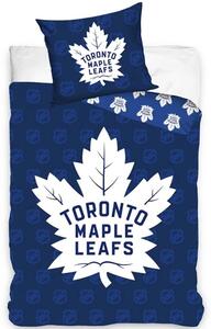 Hokejové ložní povlečení NHL Toronto Maple Leafs Shields - 100% bavlna renforcé - 70 x 90 cm + 140 x 200 cm