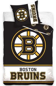 Mikroplyšové ložní povlečení NHL Boston Bruins - 70 x 90 cm + 140 x 200 cm
