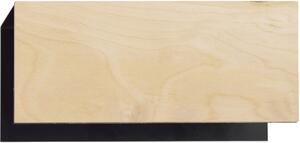 Emibig Carlo nástěnné svítidlo 1x60 W černá-dřevo 610/K1