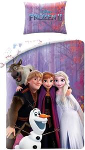 Ložní povlečení Ledové království II - Frozen II - motiv Magický les - 100% bavlna - 70 x 90 cm + 140 x 200 cm
