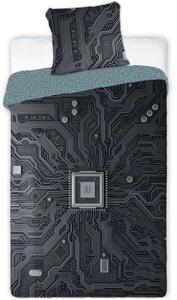 Bavlněné ložní povlečení AI Technologie - se svítícím efektem - 100% bavlna - 70 x 90 cm + 140 x 200 cm