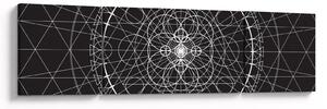 Obraz - Abstrakce hodin (170x50 cm)