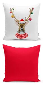 Povlaky na polštáře v sadě 2 ks s vánočním motivem 43x43 cm Merry Christmas – Mila Home