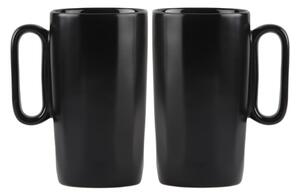 Černé hrnky z kameniny v sadě 2 ks 330 ml Fuori – Vialli Design