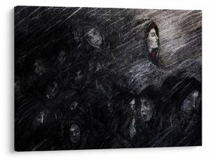 Obraz - Smutek a odříkání (70x50 cm)