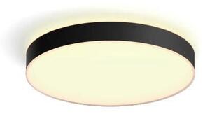 PHILIPS HUE Přisazené stropní LED chytré osvětlení HUE ENRAVE s vypínačem, 48W, teplá bílá-studená bílá, černé 41161/30/P6
