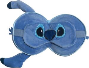 Plyšový cestovní polštářek s oční maskou Stitch