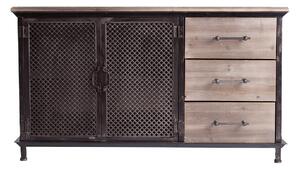 Komoda portnew 120 x 40 cm tmavě šedá