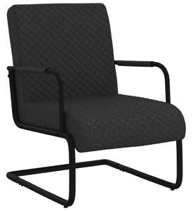 Konzolová židle černá umělá kůže