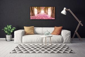 Obraz na plátně Strom Růže Květiny Příroda 100x50 cm