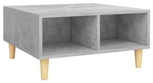 Konferenční stolek betonově šedý 60 x 60 x 30 cm dřevotříska