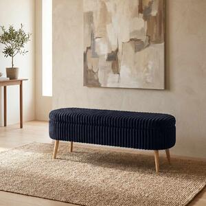 ASIR Taburet OSLO LINEN černá