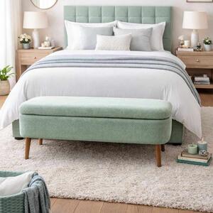ASIR Taburet OSLO LINEN zelená