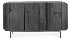 Komoda Sarrina 145 x 82 cm černá
