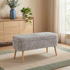 ASIR Taburet OSLO LINEN šedá