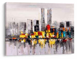 Obraz - Malba velkoměsta (70x50 cm)