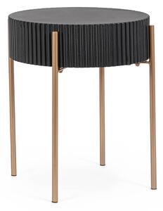 Konferenční stolek Dara ⌀40.5 cm černý