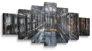 Obraz interiéru staré budovy (210x100 cm)