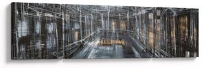 Obraz interiéru staré budovy (170x50 cm)