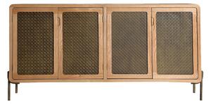 Skříňka Nevoa 162 x 80 cm přírodní