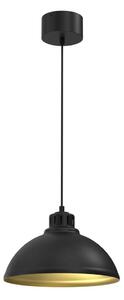 Lustr na lanku SVEN 1xE27/15W/230V černá/zlatá