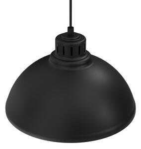 Lustr na lanku SVEN 1xE27/15W/230V černá/zlatá