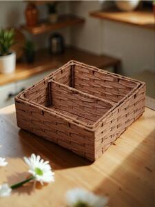 Sinsay - Úložný box 3 balení - hnědá