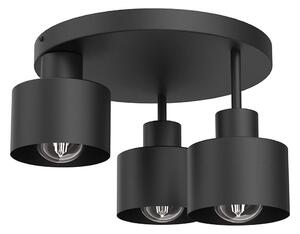 Stropní svítidlo PARKLA 3xE27/15W/230V černá