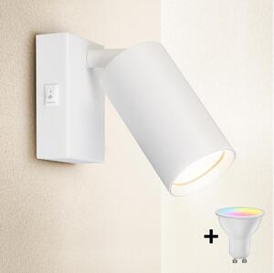 Brilagi - LED Stmívatelné nástěnné bodové svítidlo SELE 1xGU10/4,8W/230V bílá