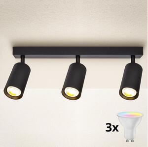 Brilagi - LED Stmívatelné bodové svítidlo SELE 3xGU10/4,8W/230V černá