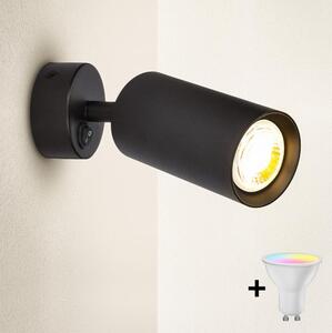 Brilagi - LED Stmívatelné nástěnné bodové svítidlo SELE 1xGU10/4,8W/230V černá
