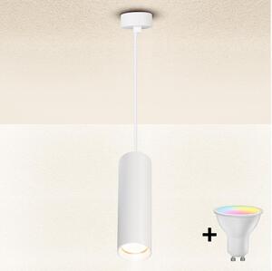 Brilagi - LED Stmívatelný lustr na lanku SELE 1xGU10/4,8W/230V bílá