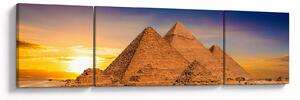 Obraz - Egyptské pyramidy (170x50 cm)