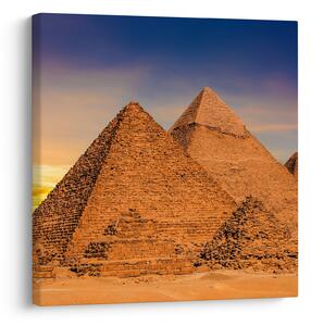Obraz - Egyptské pyramidy (30x30 cm)
