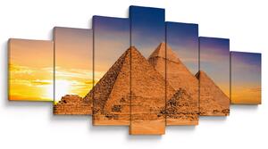Obraz - Egyptské pyramidy (210x100 cm)