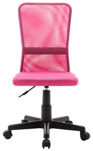 Kancelářská židle růžová 44 x 52 x 100 cm síťovina textil