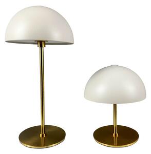Stolní lampa Dyberg Larsen, Along, stmívatelné, Béžová, Obývací pokoj, Kov, Skandinávský