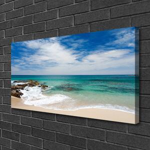 Obraz na plátně Pláž Moře Krajina 100x50 cm