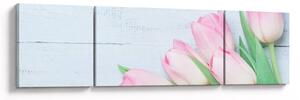 Obraz - Kytice tulipánů (170x50 cm)