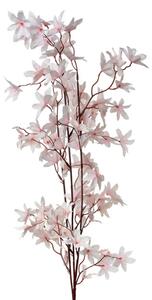 Velká umělá květina růžová magnolie hvězda – 112 cm