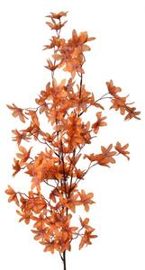 Velká umělá květina oranžová magnolie hvězda – 112 cm
