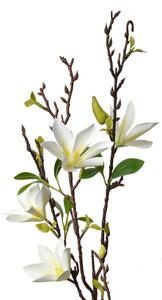 Velká umělá květina bílá magnolie hvězda – 84 cm